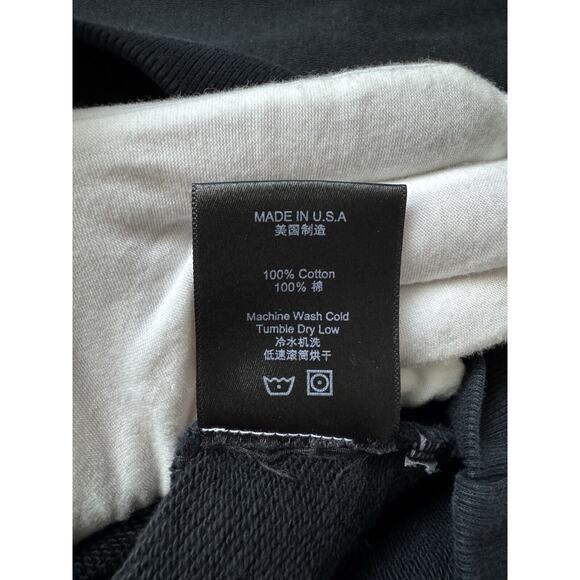 Authentic Men's Rhude Black "Audacity to Dream" Sweatwear Hoodie, Size L *RARE* - Picture 7 of 7